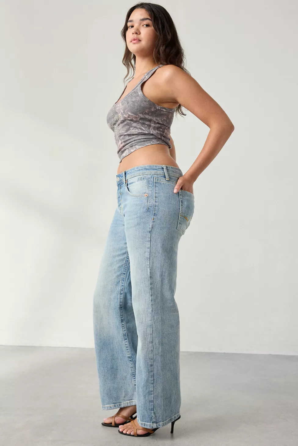 BDG Teo Relaxed Low-Rise Bootcut Jean | Urban Outfitters (US and RoW)