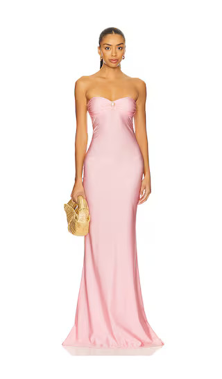 Shani Shemer Bella Maxi Dress in Pink. - size M | Revolve Clothing (Global)