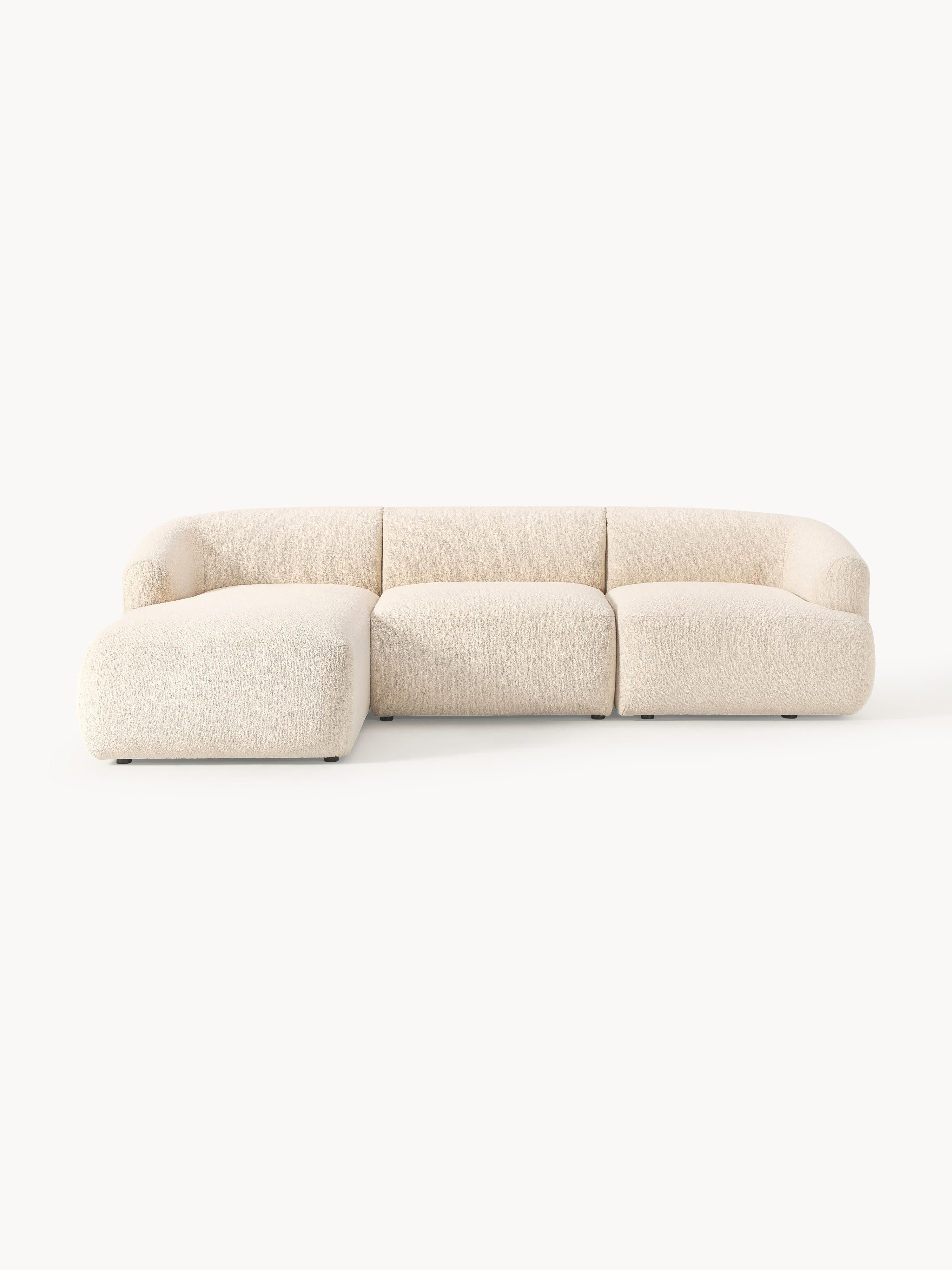 Modular Bouclé Corner Sofa Sofia (3-seater) | Westwing UK