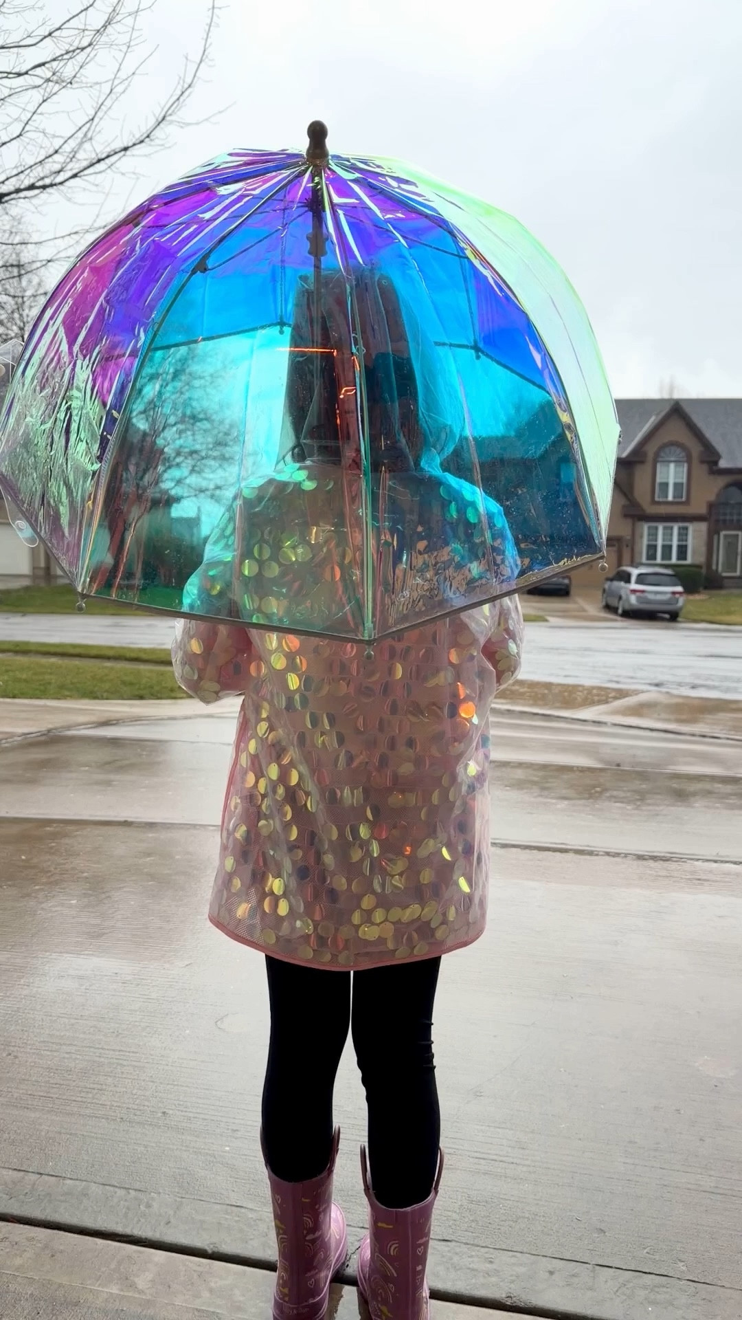 ainy days just got a whole lot cuter ☔️✨

The sequin rain jacket, rain boots, and the cutest bubble umbrella make the perfect rainy day outfit for girls. Functional, fun, and guaranteed to make puddle jumping even better.

Because if it’s going to rain… you might as well sparkle while doing it 💖



#LTKmomlife #LTKKids #LTKspringtrends