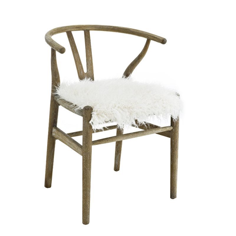Ellis Wishbone Chair White - Linon | Target