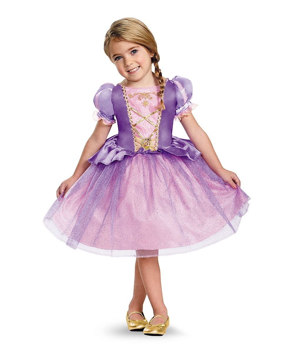 Disguise Girls' Costume Outfits - Disney Princess Rapunzel Dress-Up Dress - Toddler | Zulily