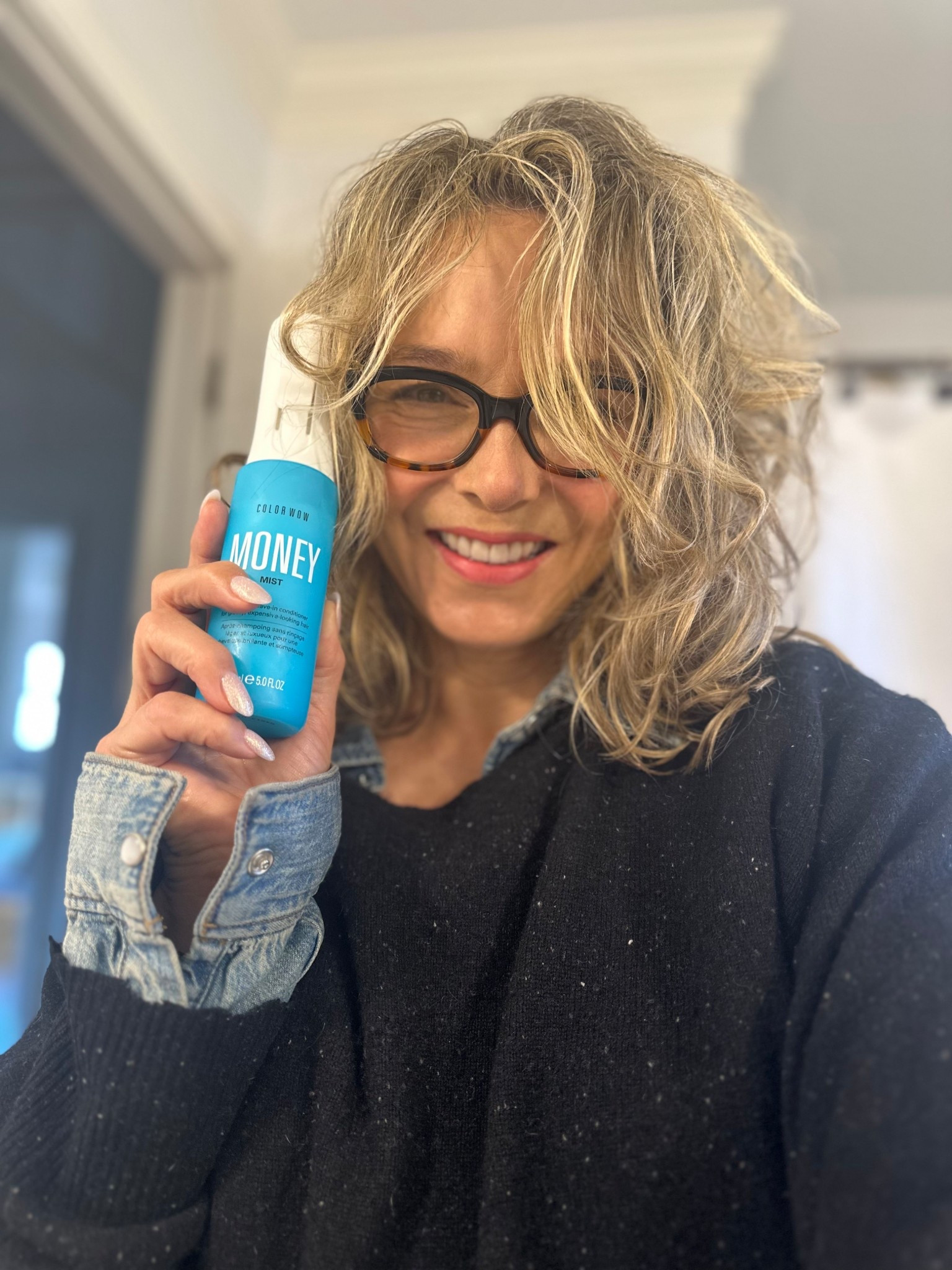 My absolute favorite leave in spray! #Money is where it’s at!!