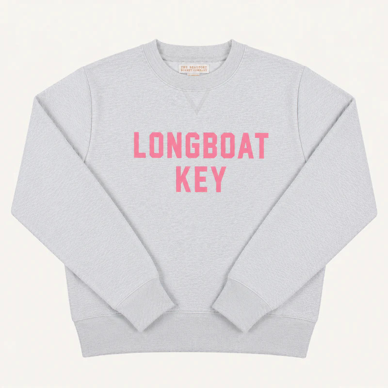 City Hopper Sweatshirt (Women's) - Grantley Gray Longboat Key | The Beaufort Bonnet Company