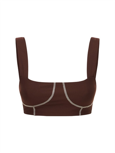 Weworewhat - Lvr exclusive corset top - Brown | Luisaviaroma | Luisaviaroma