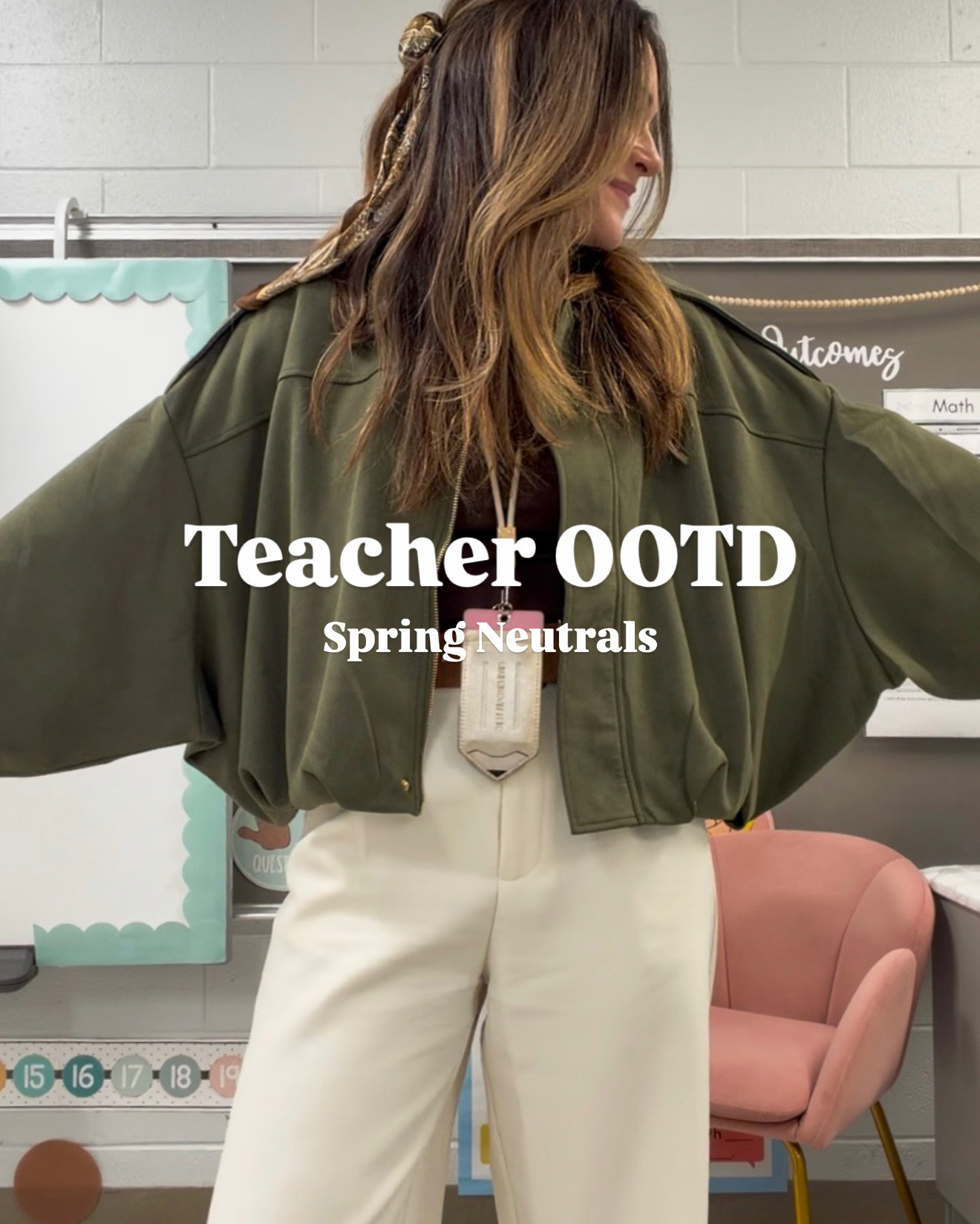 THE spring jacket to grab that’s so chic and now on sale on Amazon for under $40! Love it so much that I bought a second color. Wearing a medium for an oversized fit.  

Teacher OOTD, bomber jacket, spring jacket 



#LTKSpringSale #LTKWorkwear #LTKSeasonal
