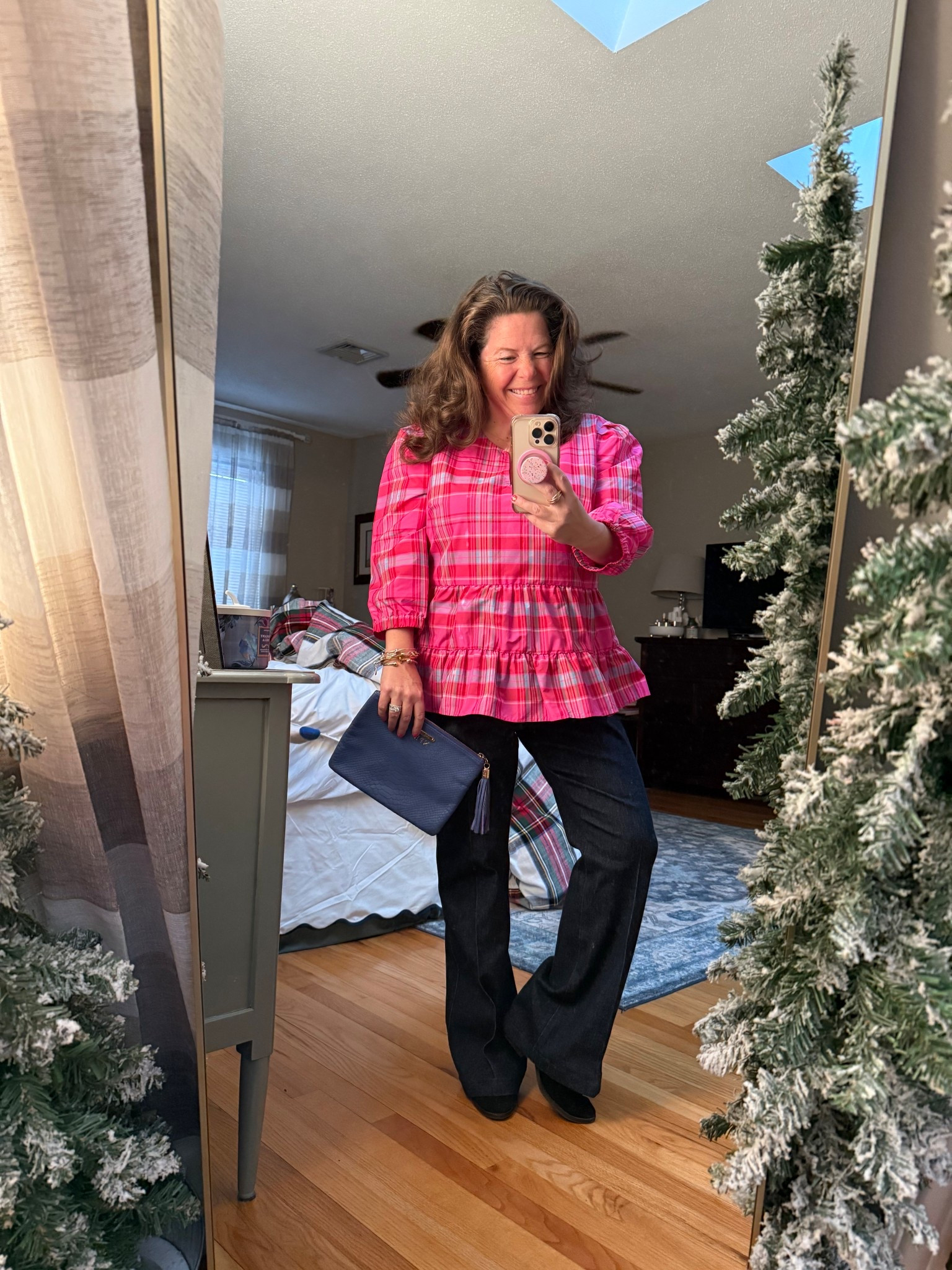 Yes it’s plaid. But I’m wondering if I could wear pink or red for the next 14 days for #valentinesday 
Here’s to my next challenge #redandpink

#LTKMidsize #LTKOver40 #LTKootd