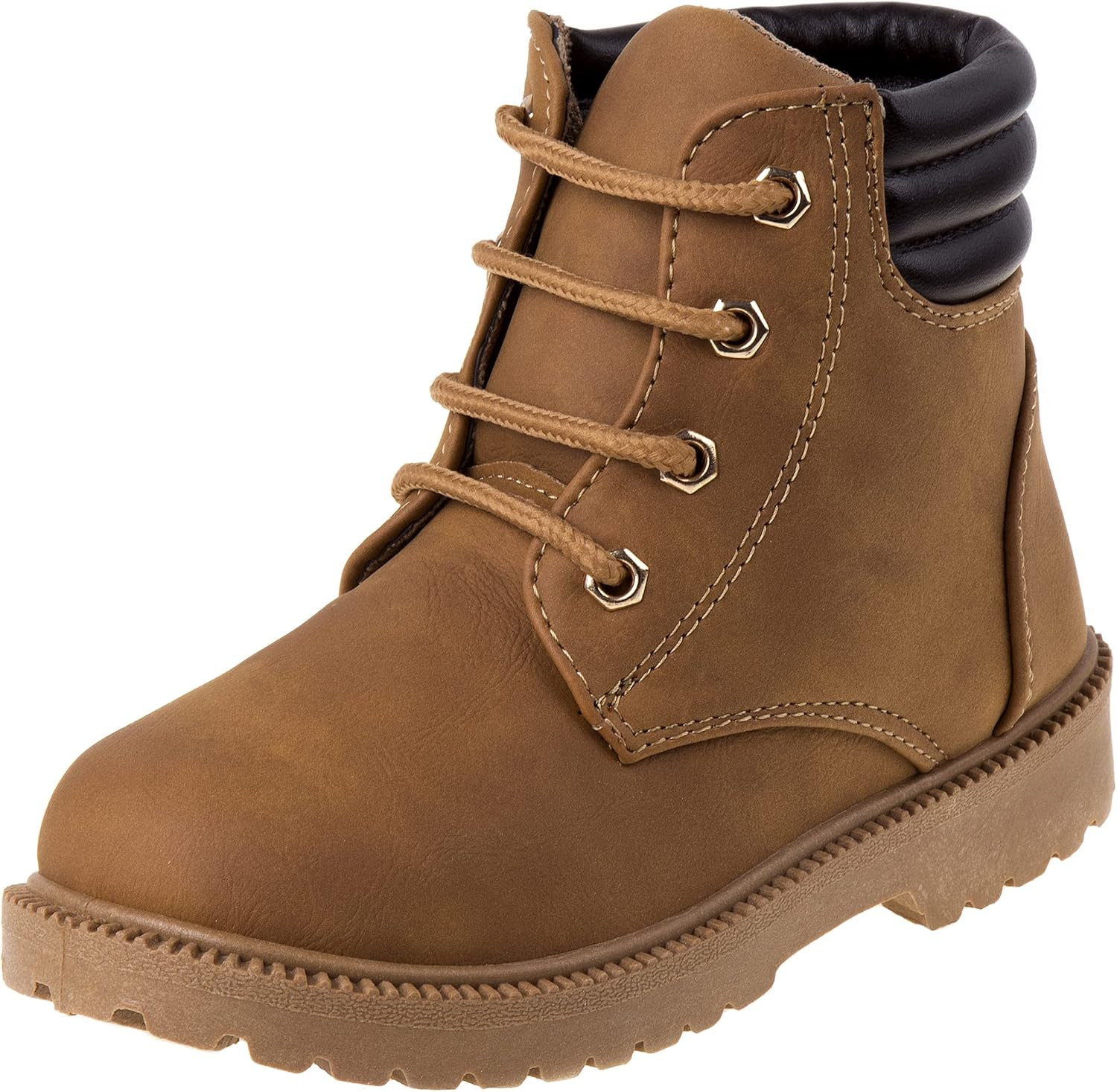 Rugged Bear Kids Hiking Outdoor Workboot Walking Winter Hiking Climbing Snow Boots For Kid - Black/Tan/Pink (Toddler/Little Kid/Big Kid) | Amazon (US)