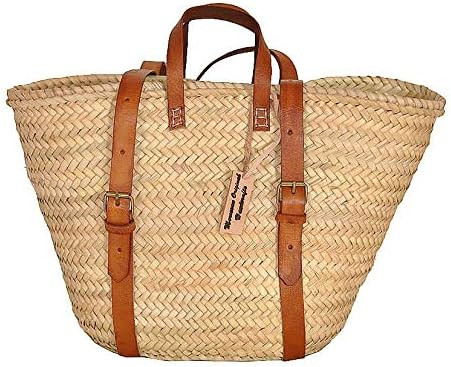 Palm Leaf Taza Backpack, Straw Bag Made, Shopping and Picnic Baskets, Traditional Moroccan Bag, L... | Amazon (US)