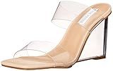 Amazon.com | Steve Madden Women's Isa Wedge Sandal, Clear, 6.5 | Platforms & Wedges | Amazon (US)