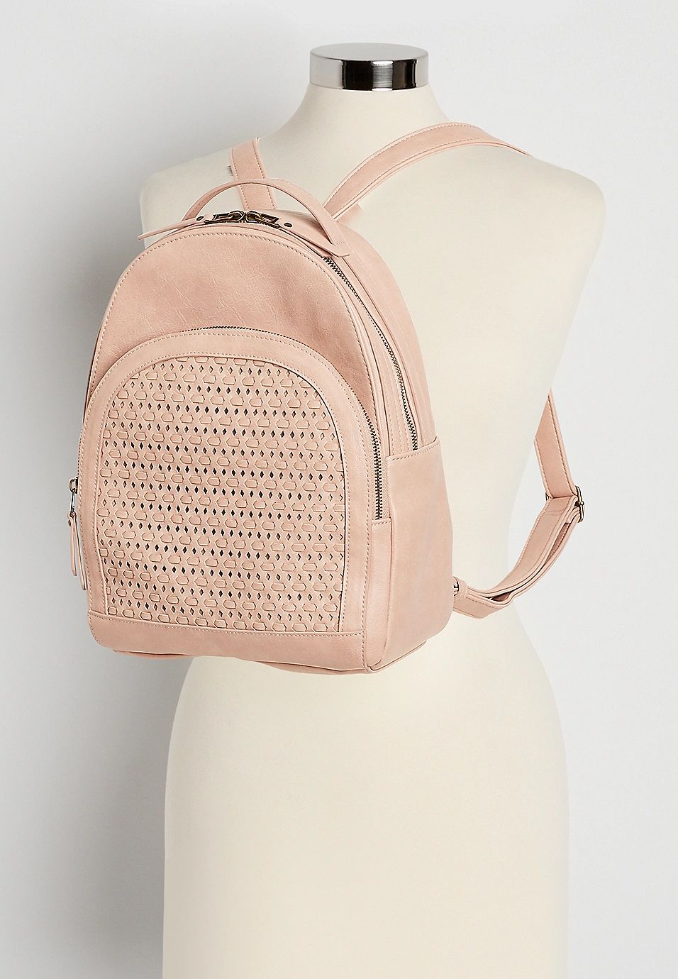 Blush Woven Backpack | Maurices