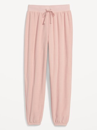 High-Waisted Microfleece Lounge Jogger Sweatpants for Women | Old Navy (US)