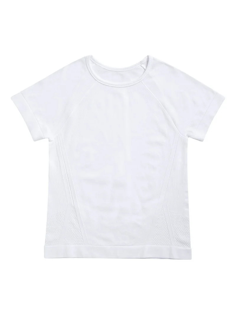 Athletic Works Girl's Active Seamless Tee, Sizes 4-18 | Walmart (US)