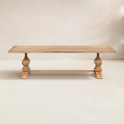 Murakami 111" Teak Patio Dining Table | Wayfair North America