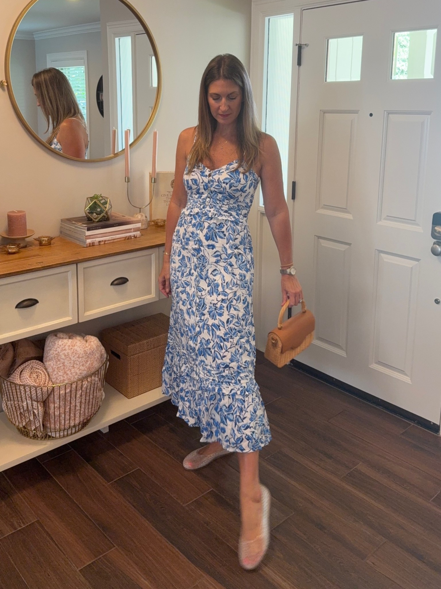 You’ll find me in elevated casual dresses all summer. Love that this one is lightweight, breathable, fun and feminine. Runs TTS. Wearing a size small. 

Pair with a wooden bag and clear jelly shoes for a fun and modern summer look.

#LTKootd #LTKOver40 #LTKTravel