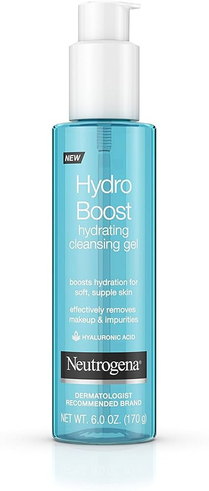 Neutrogena Hydro Boost Lightweight Hydrating Facial Cleansing Gel, Gentle Face Wash & Makeup Remo... | Amazon (US)