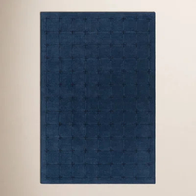 Mallory Marine Blue Hand Tufted Area Rug | Wayfair North America