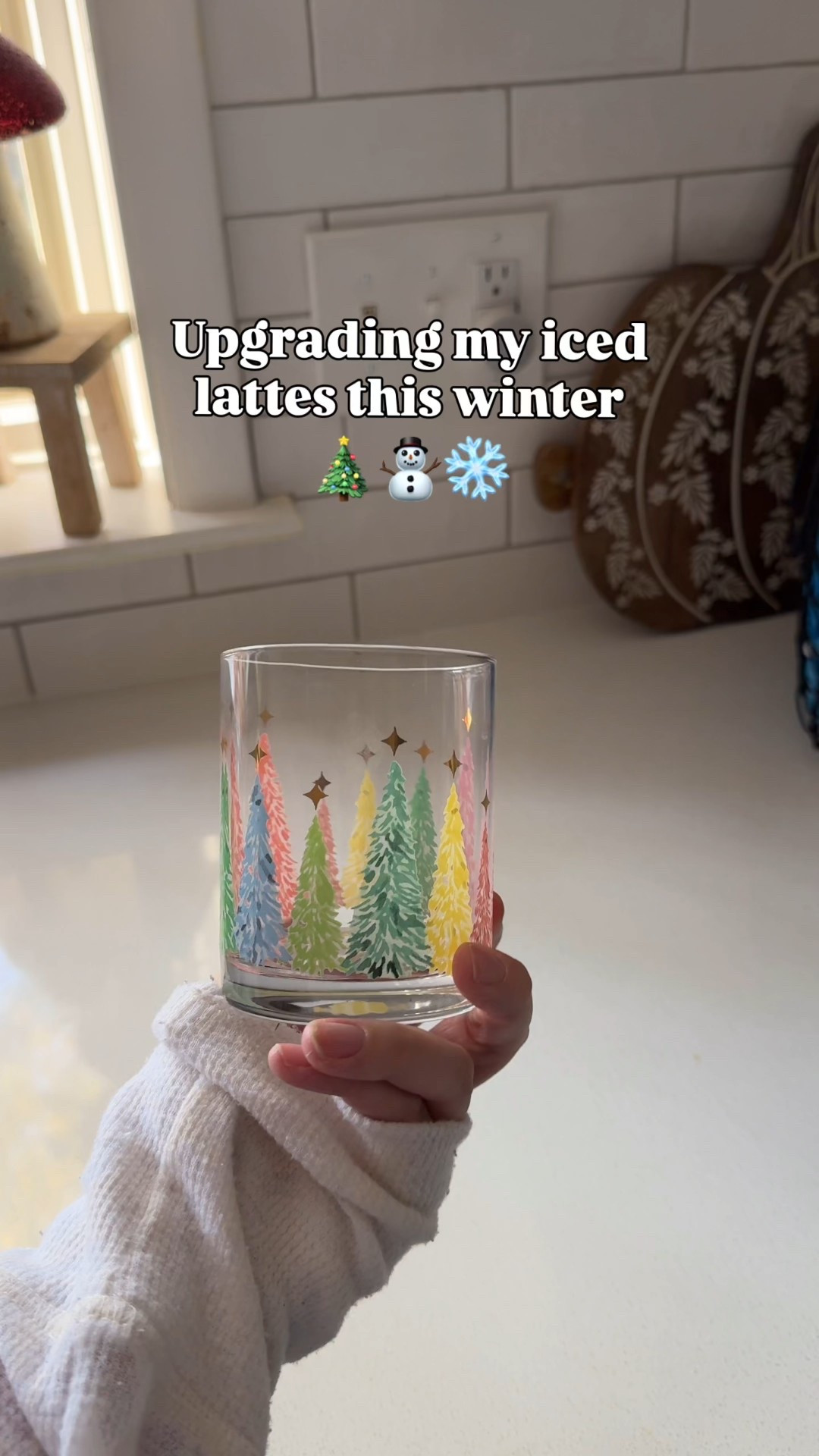 More affordable Anthropologie icon glass dupes :) I love these little winter glass cups for lattes!

#LTKHoliday #LTKHome #LTKGiftGuide