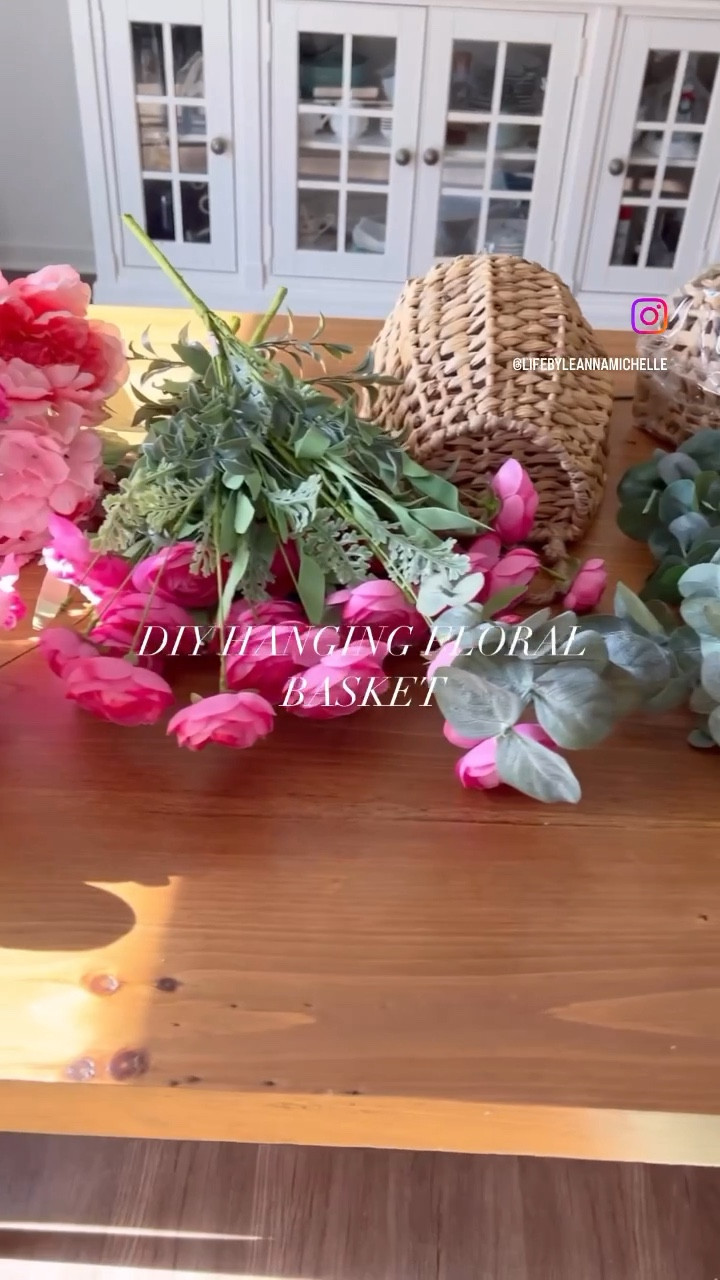 DIY hanging floral basket 

#LTKSeasonal #LTKhome #LTKFind