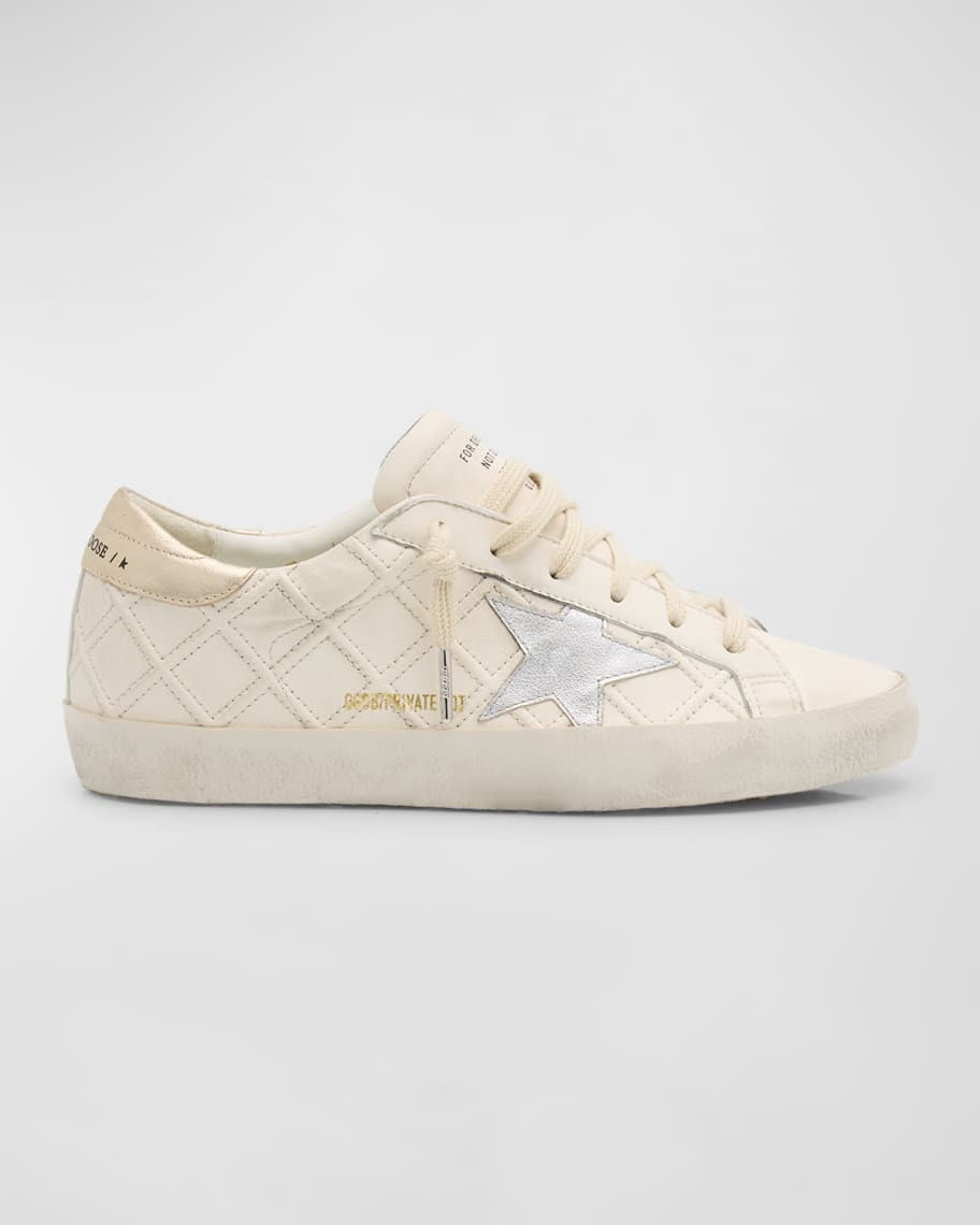 Golden Goose Superstar Quilted Leather Low-Top Sneakers | Neiman Marcus
