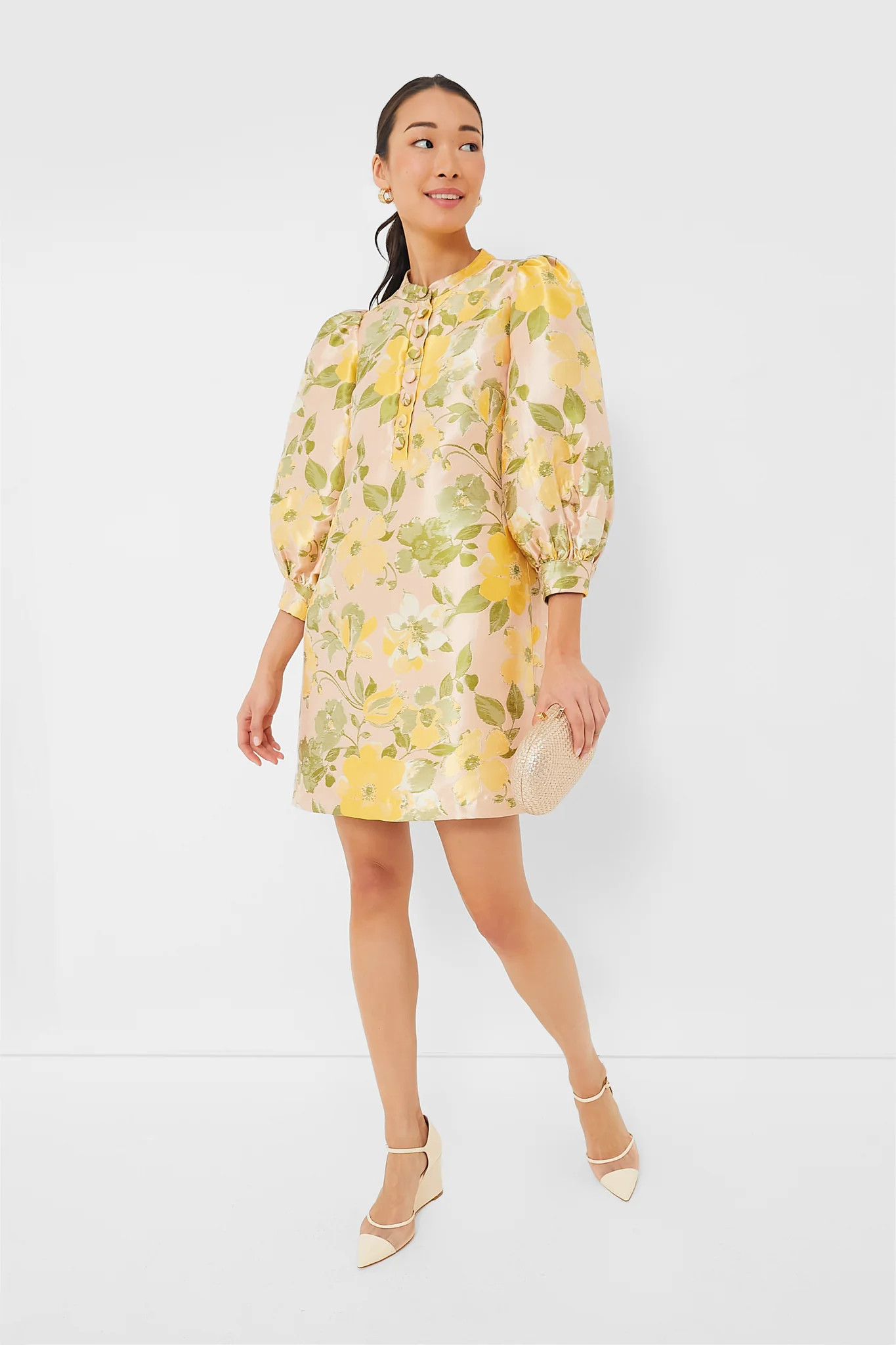Daylily Jacquard Samantha Dress | Tuckernuck (US)
