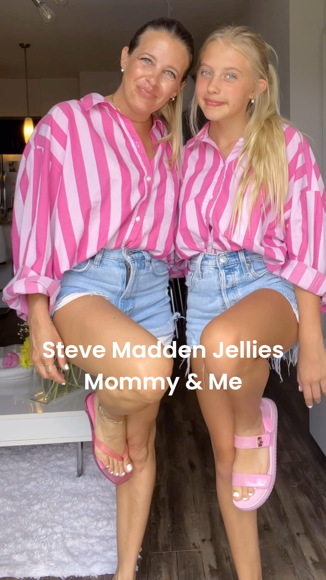 Steve Madden Mommy & Me 🍭💖 These pink jellies are our new favorites for Spring! Linking both our exact pairs here.

#ltkshoegame #mommyandme #stevemadden #ltkunder100

#LTKKids #LTKmomlife