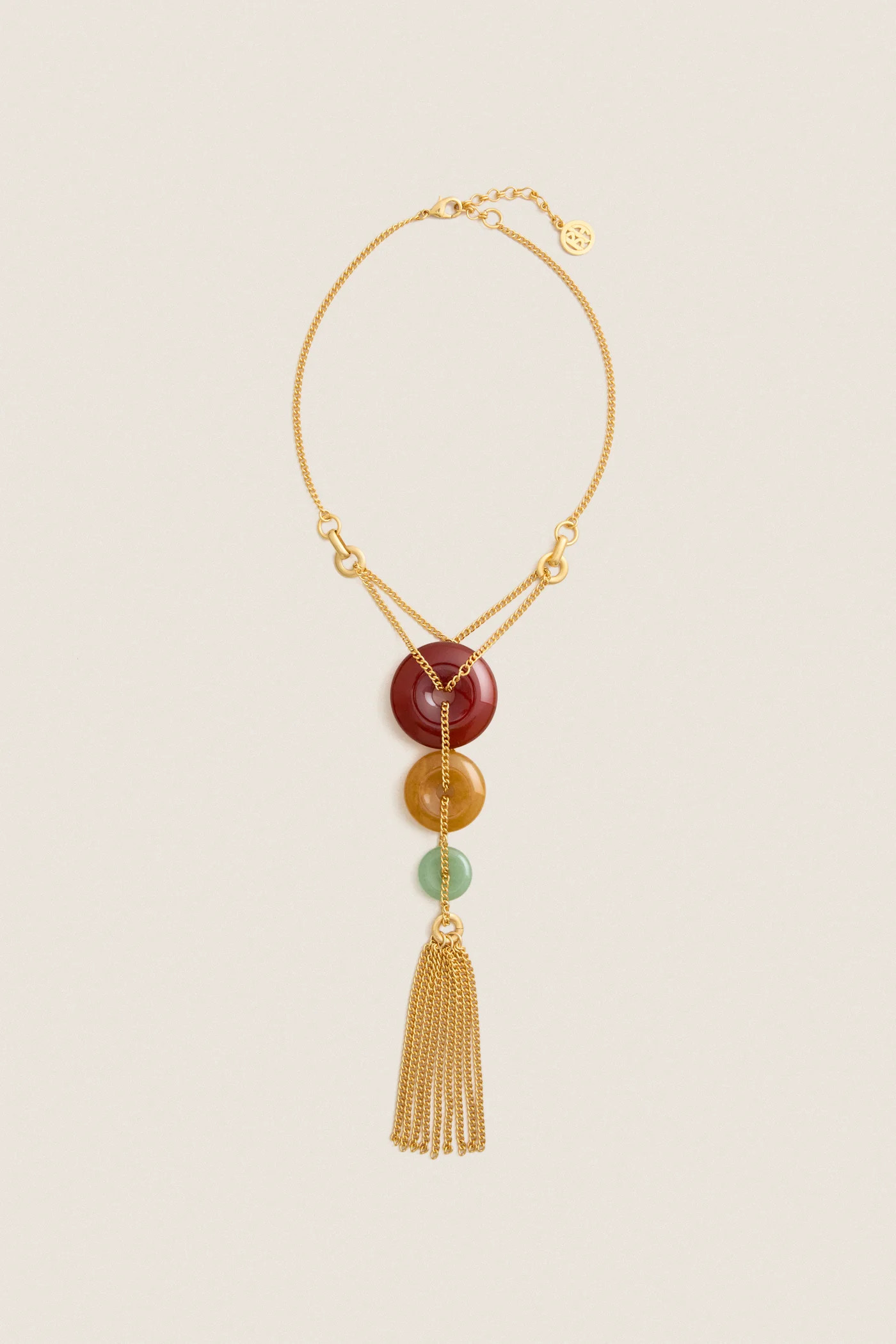 Gold Color Harmony Tassel Necklace | Tuckernuck (US)