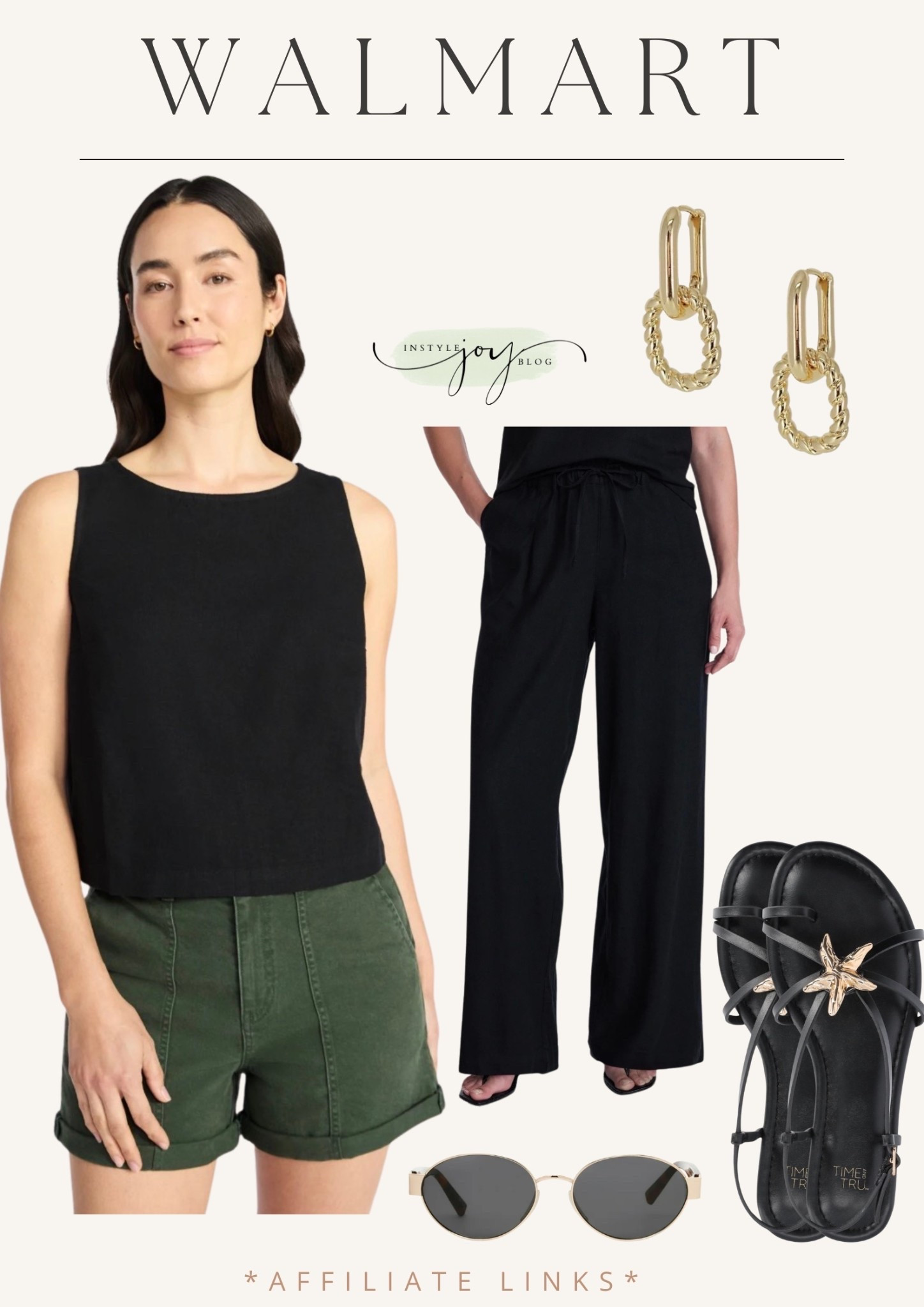 Walmart linen outfit 🖤

Summer outfit 2026 / vacation outfit 2026 / beach outfit /church  outfit  / over 40 style 

#LTKSeasonal #LTKootd #LTKTravel