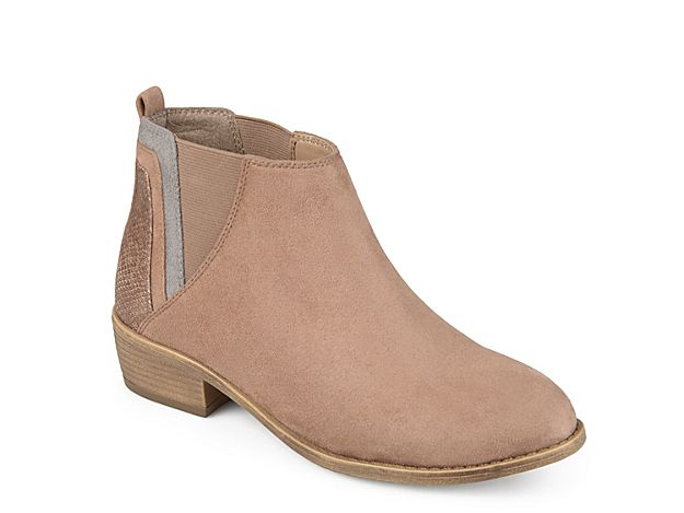 Journee Collection Wiley Chelsea Boot - Women's - Taupe | DSW
