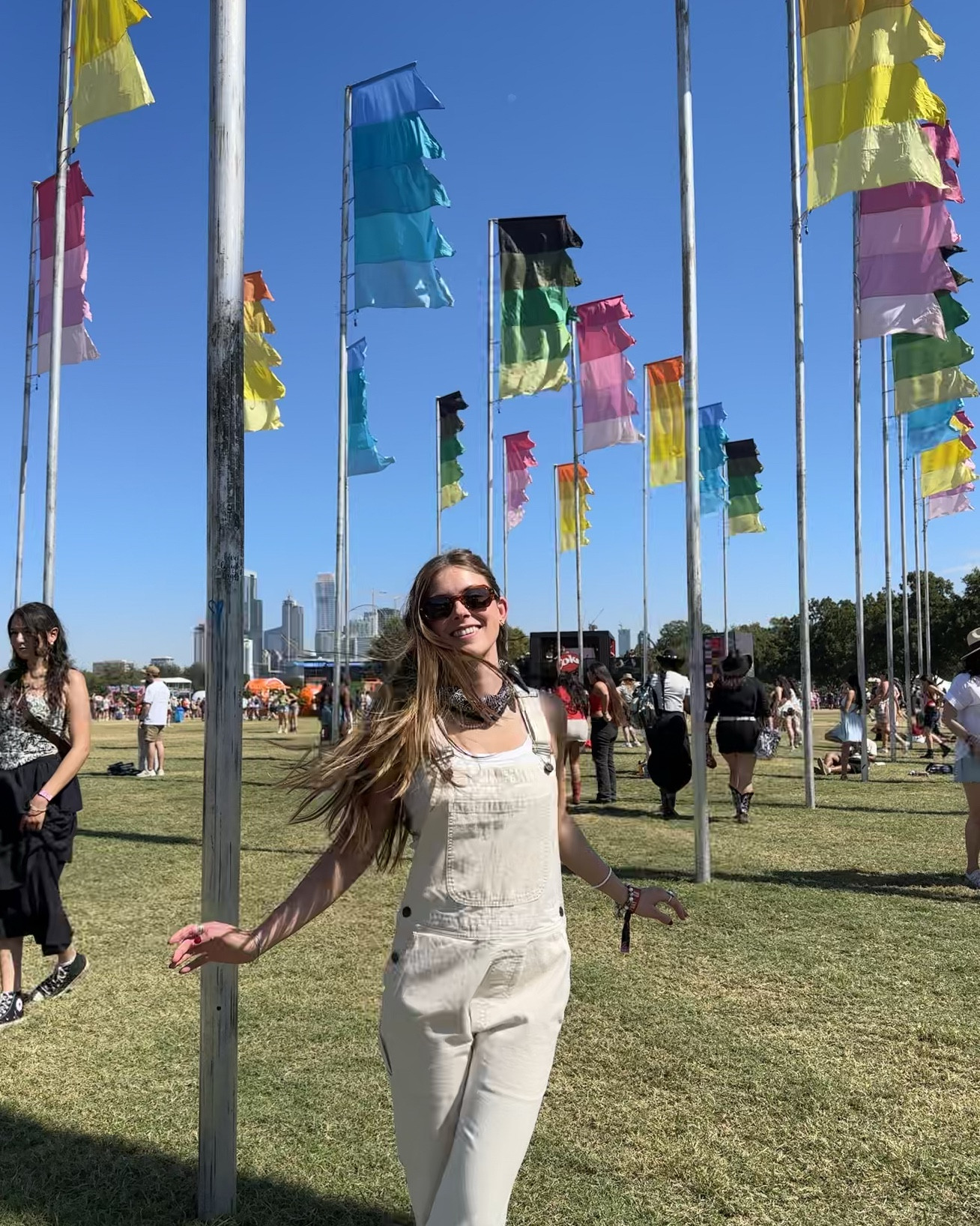 ACL Day 1! Wearing an XS in the tank and overalls! On the sneakers I usually wear a 5.5/6 in women’s, wearing a 4 in kids!#LTKxPrimeDay 

#LTKSeasonal #LTKFindsUnder100