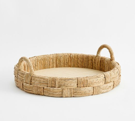 Natural Round Tray | Pottery Barn (US)