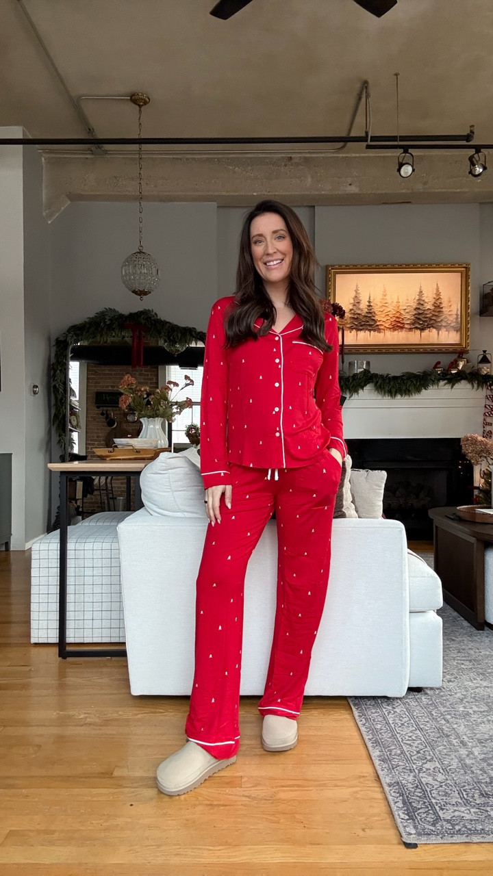 The most buttery soft target holiday pajamas are 30a% off! I recommend sizing up one, bump friendly and perfect for new moms with functional buttonss

#LTKHoliday #LTKBump #LTKSaleAlert
