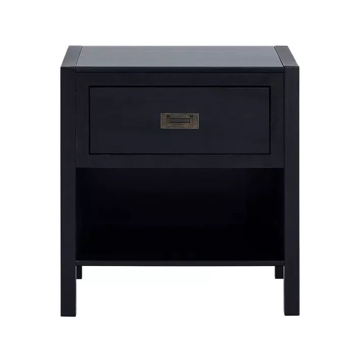 Single Drawer Classic Bedside Table Nightstand - Saracina Home | Target