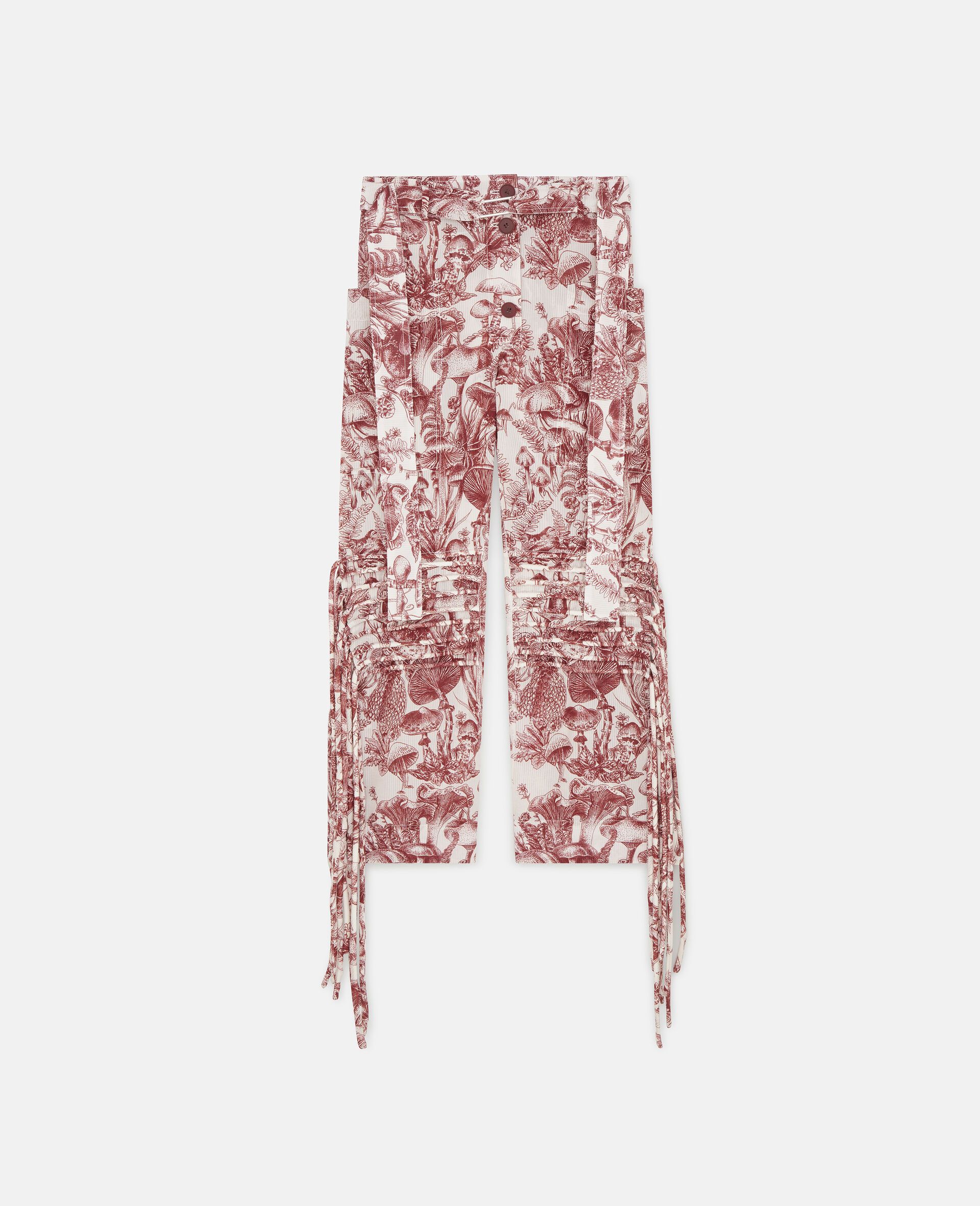 Mushroom Print Fringed Trousers | Stella McCartney (Global)