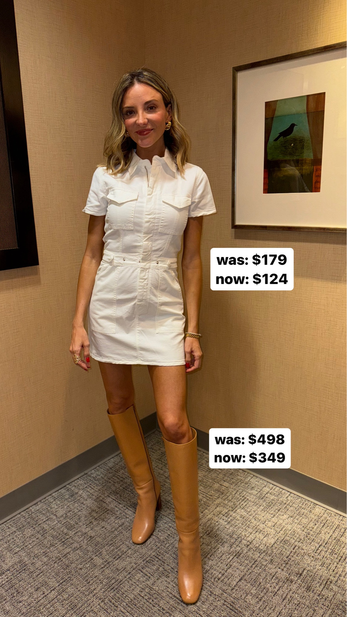 Nsale good American dress — Size small
Paige knee high boots — size 9

#LTKSaleAlert #LTKShoeCrush #LTKxNSale