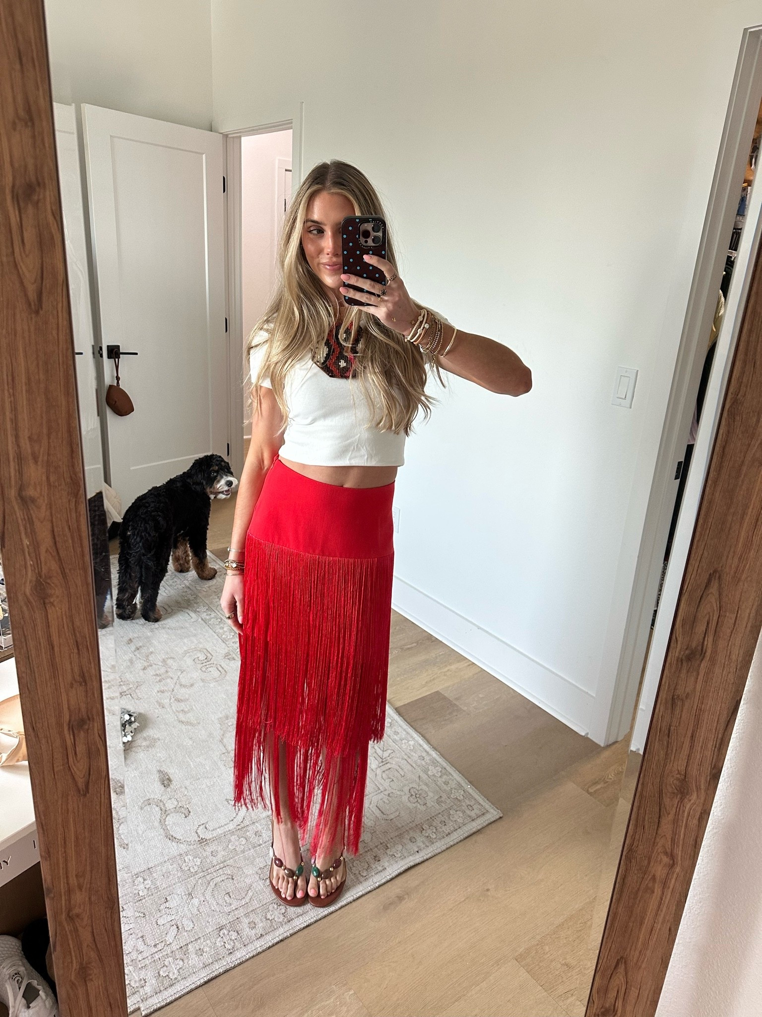 It’s cinco de mayo! My fun fringe skirt is from Walmart size xs and I paired it with my Cuts Clothing size xs (code SLOANEV) tomboy tee. My heels are an amazon find!

#LTKootd #LTKdayinmylife #LTKSeasonal