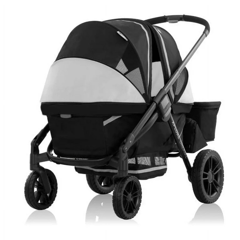 Evenflo Pivot Xplore Dreamz All-Terrain Stroller Wagon with Bassinet Insert (Jetsetter Black), Un... | Walmart (US)