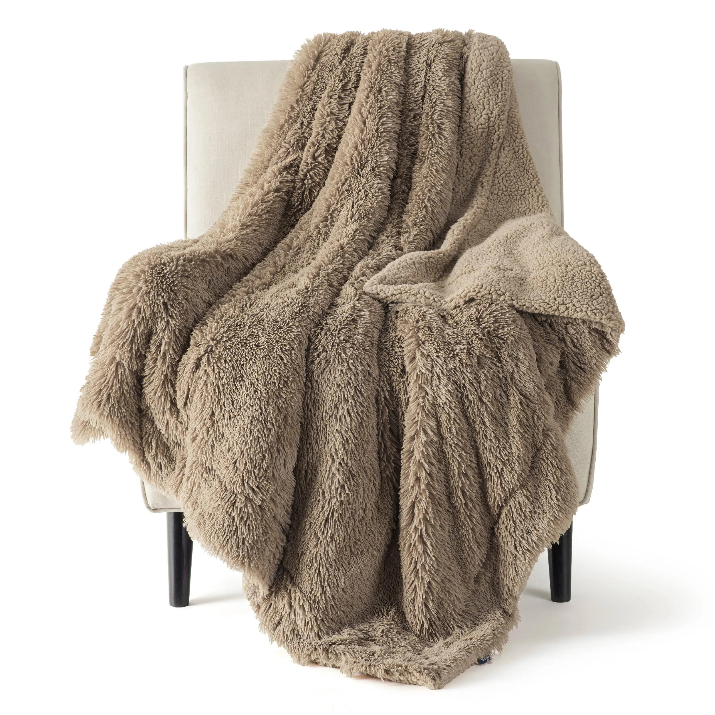Bedsure Fleece Faux Fur Blankets & Reviews | Wayfair | Wayfair North America