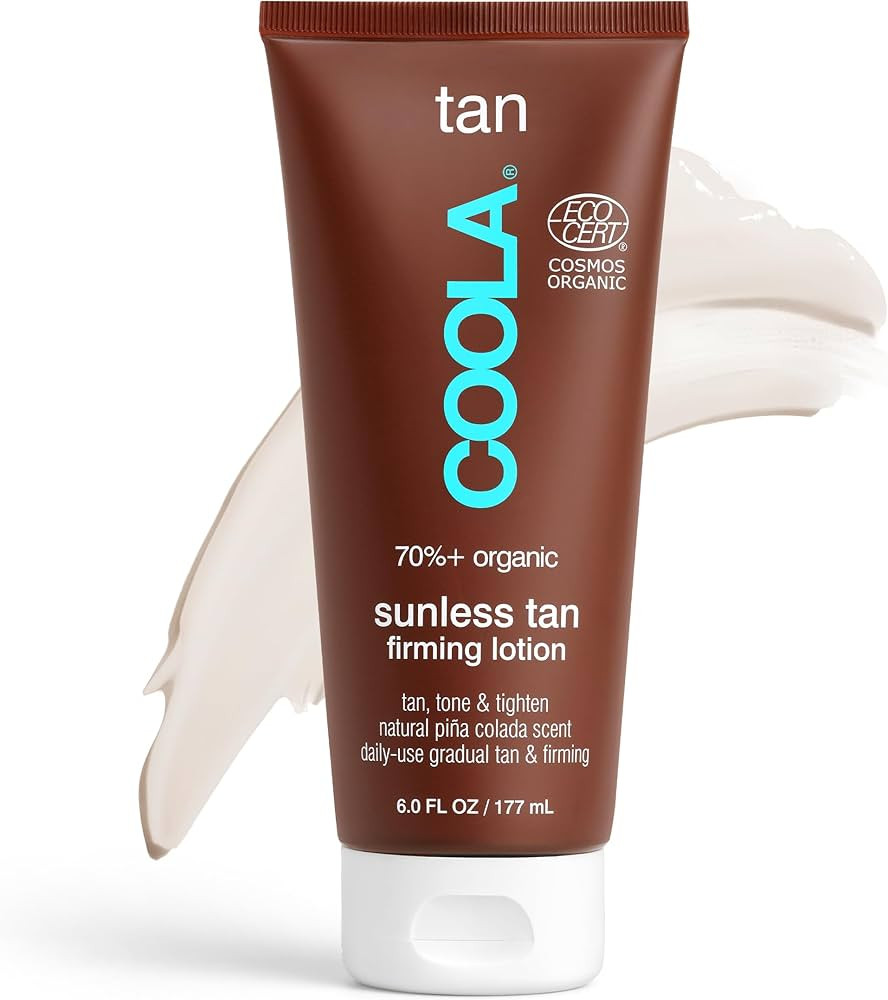 COOLA Organic Sunless Self Tanner Body Firming Lotion, Dermatologist Tested Anti-Aging Skin Care,... | Amazon (US)