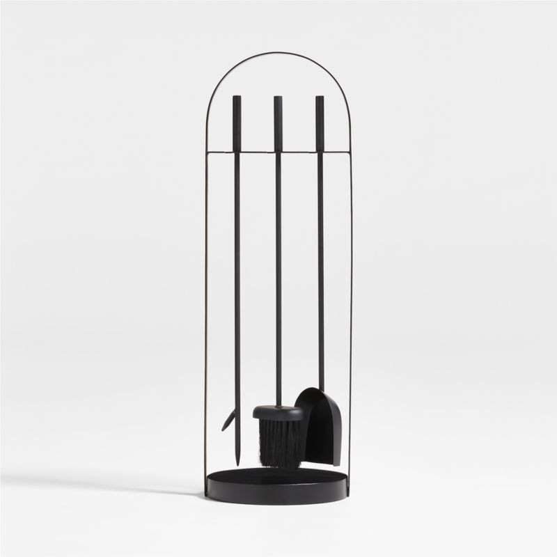 Black Arch Fireplace Tools + Reviews | Crate & Barrel | Crate & Barrel
