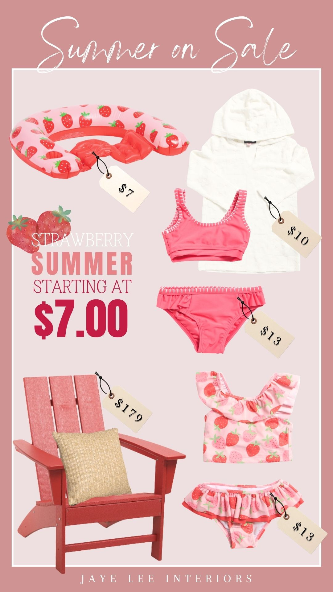 Stock up early for sunny days ahead! So many great buys right now at Marshall's and TJ Maxx! Adorable swimsuits and cover-ups for toddler girls, pool floats and deck chairs, #toddlerswim #toddlersummer #springbreakswimsuits #beachdays #pooldays #redchair 

 #LTKValentine #LTKSaleAlert #LTKKids
