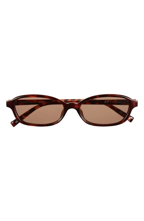 Le Specs Honey Pot 55mm Oval Sunglasses in Tortoise at Nordstrom | Nordstrom