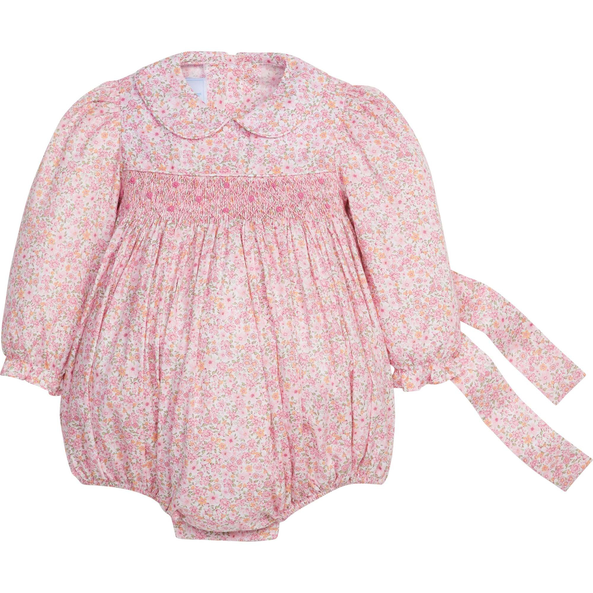 Smocked Charlotte Bubble, Oakleigh Floral | Maisonette
