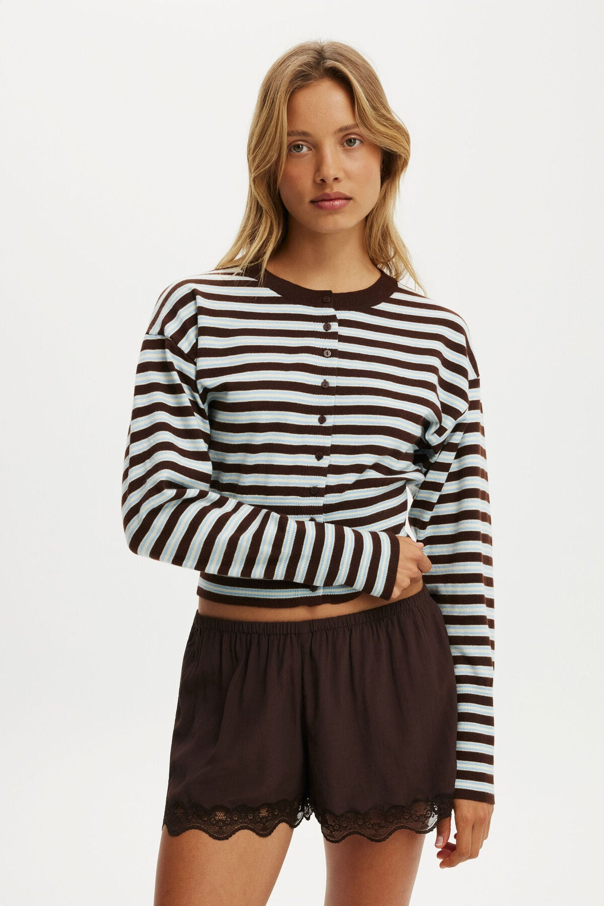 Sara Button Cardigan | Cotton On (ANZ)
