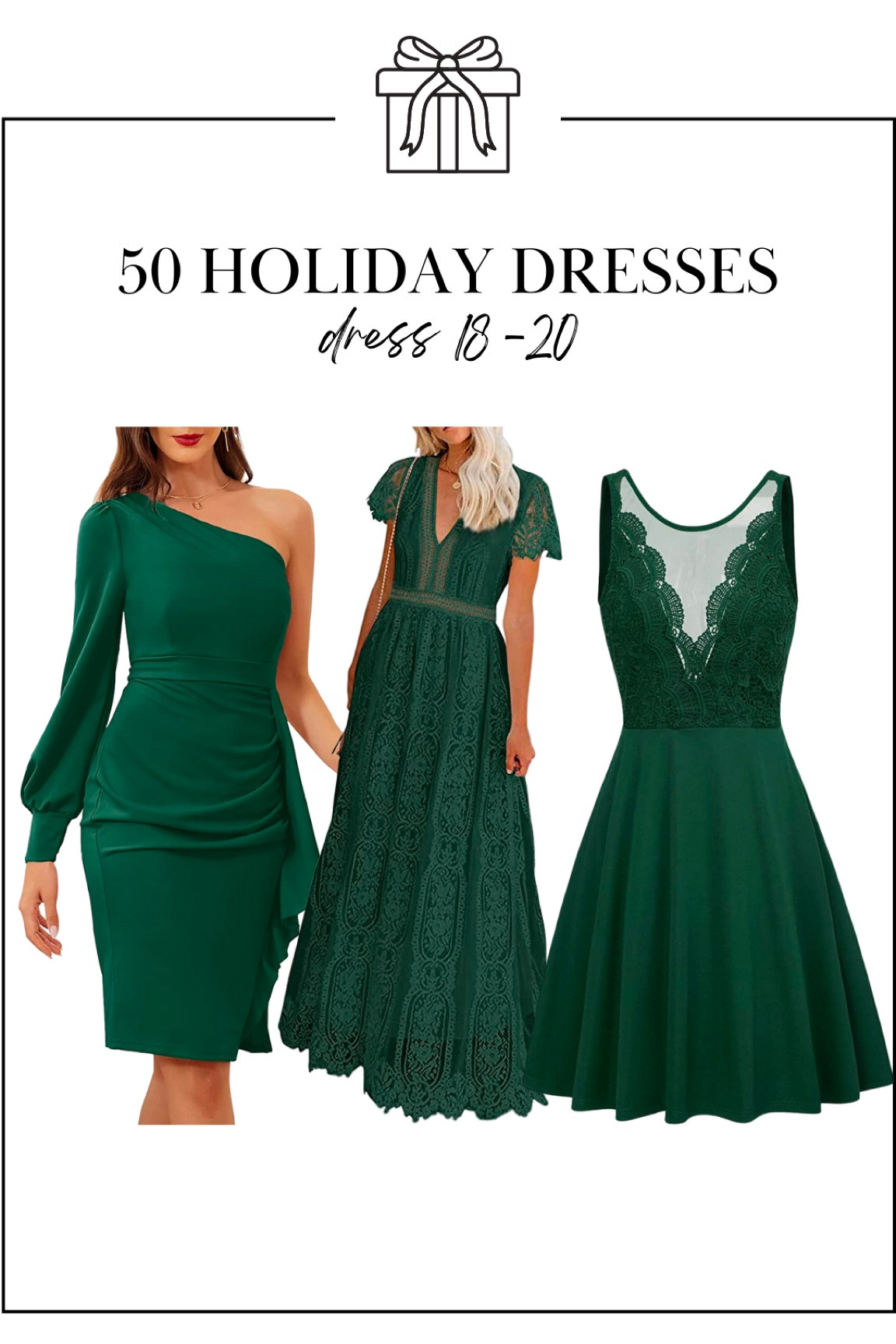 holiday dresses on amazon reefrainaria LTK office party holiday dress