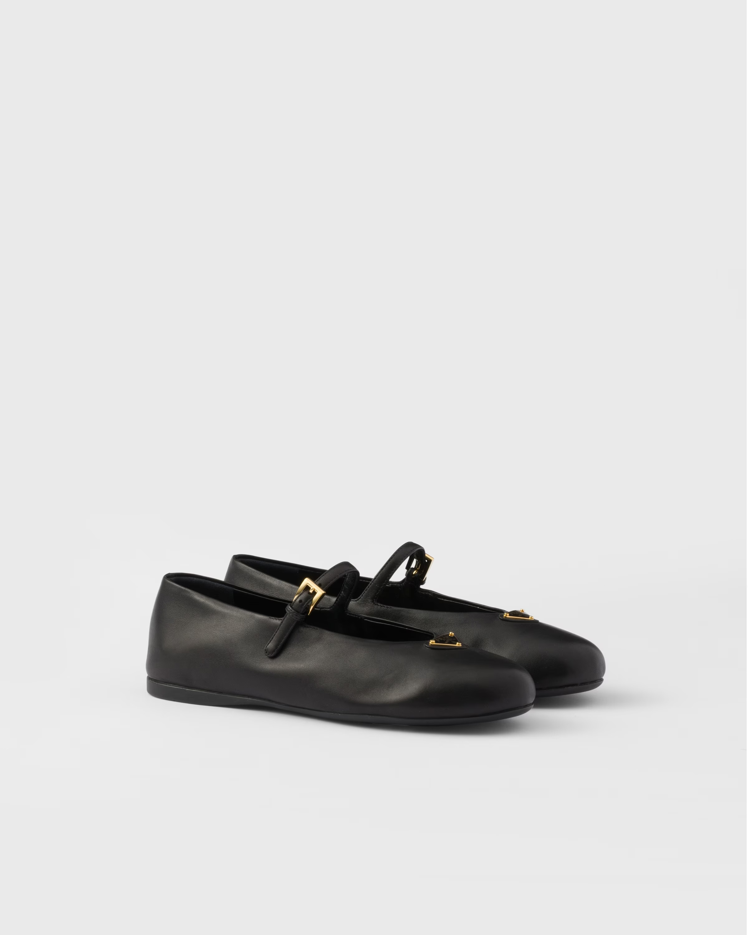 Nappa leather ballerinas | Prada US