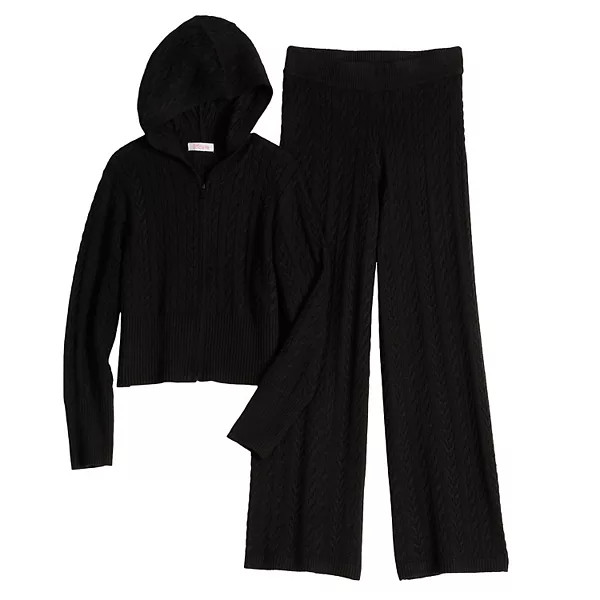 Girls 7-16 Limited Too 2-pc. Hacci Long Sleeve Top & Pants Set | Kohl's