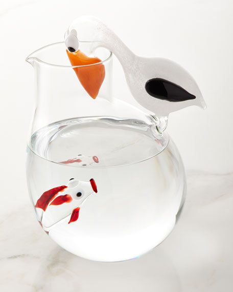 Massimo Lunardon Pelican and Fish Jug | Bergdorf Goodman