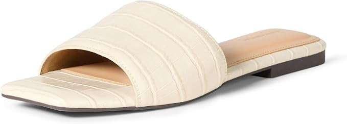 Amazon Essentials Women's Flat Slide Sandals | Amazon (US)