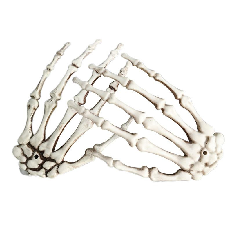 2PCS Halloween Hand Skeleton Decoration Unique Plastic Hand Skeleton Decoration For Haunted House... | Walmart (US)